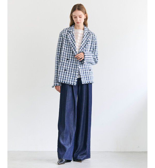 BEIGE,「BERYL / ファンシーツイードダブルジャケット」|その他|