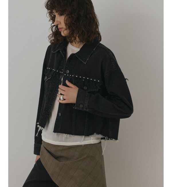 Diagram「フリンジスタッズデニムジャケット」|その他|