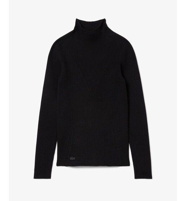 LACOSTE「シームレス 3Dニッティングハイネックセーター」|ニット・セーター|