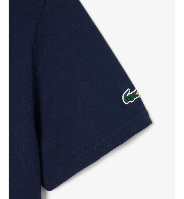 LACOSTE「『ダニール・メドベージェフ』ラケットレイヤードグラフィックプリントTシャツ」|Tシャツ・カットソー|