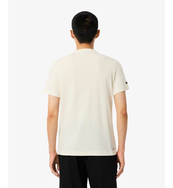 LACOSTE「『ダニール・メドベージェフ』ラケットレイヤードグラフィックプリントTシャツ」|Tシャツ・カットソー|