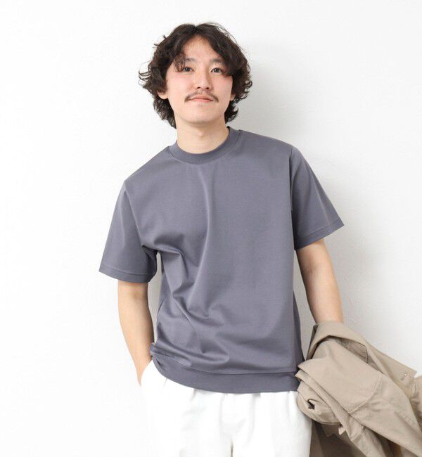 NOLLEY'S goodman「《ビジカジ対応》シルケットスムースドレスTシャツ 25SS」|Tシャツ・カットソー|
