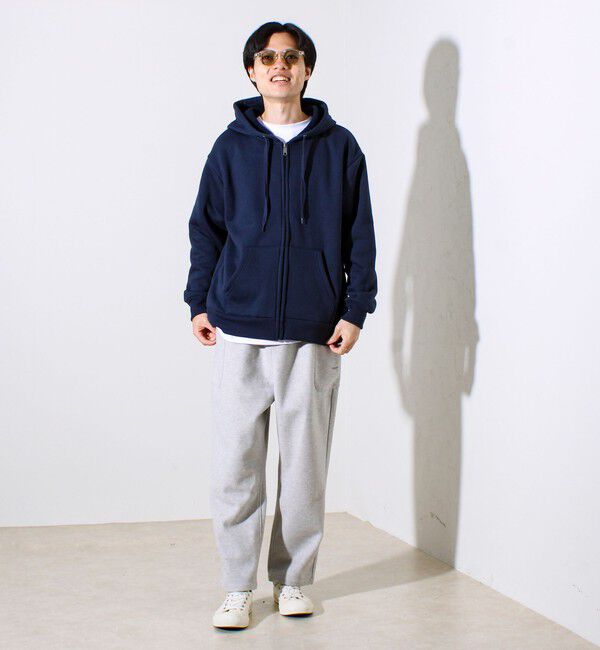 GLOSTER「【カルボアシリーズ】UNISEX ワイドジップパーカー」|パーカー|
