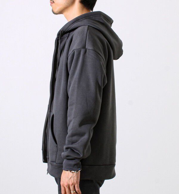 GLOSTER「【カルボアシリーズ】UNISEX ワイドジップパーカー」|パーカー|