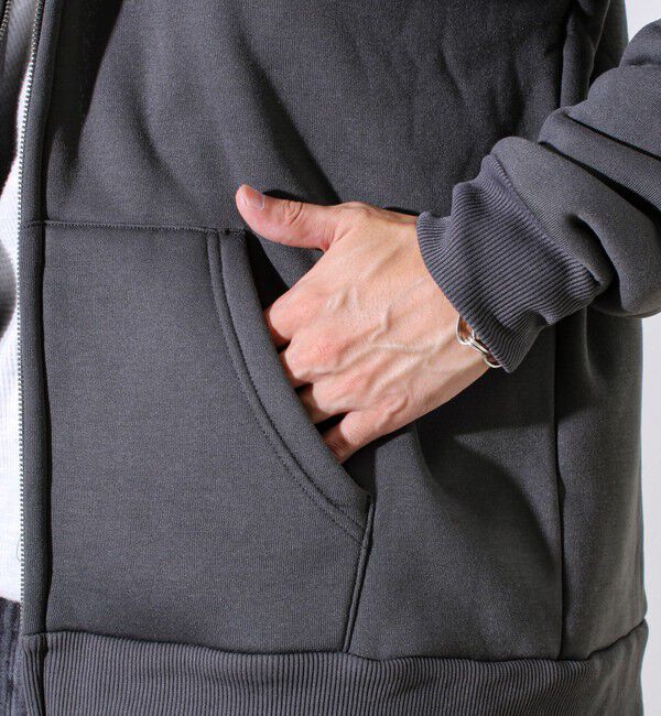 GLOSTER「【カルボアシリーズ】UNISEX ワイドジップパーカー」|パーカー|