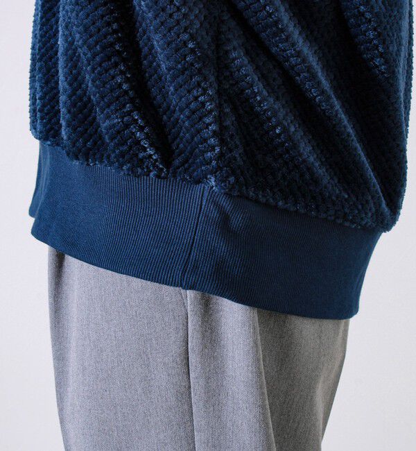 GLOSTER「【とろける暖かさ】パイナップルフリースクルーネックスウェット」|スウェット・ジャージ|