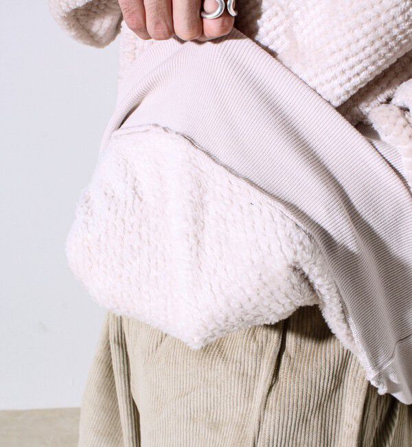 GLOSTER「【とろける暖かさ】パイナップルフリースクルーネックスウェット」|スウェット・ジャージ|