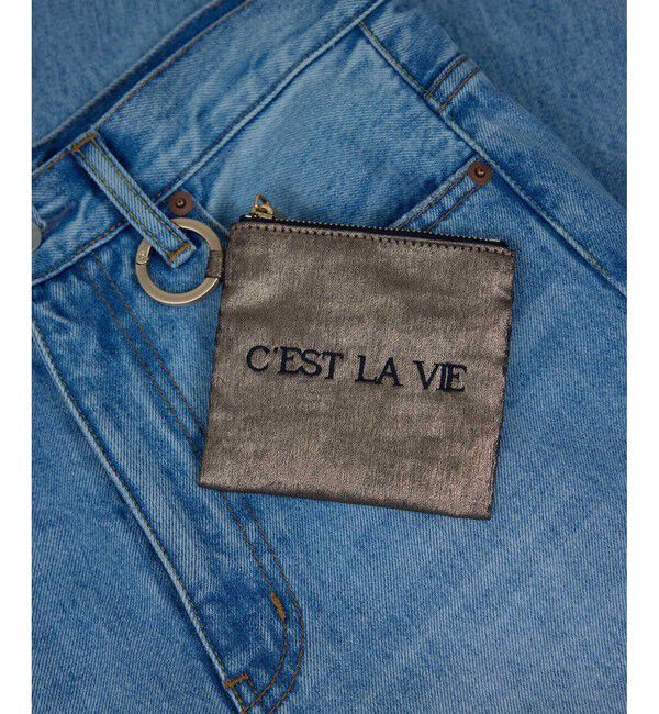 SALON adam et rope'「サテンポーチチャーム」|チャーム・キーホルダー|ゴールド(90)