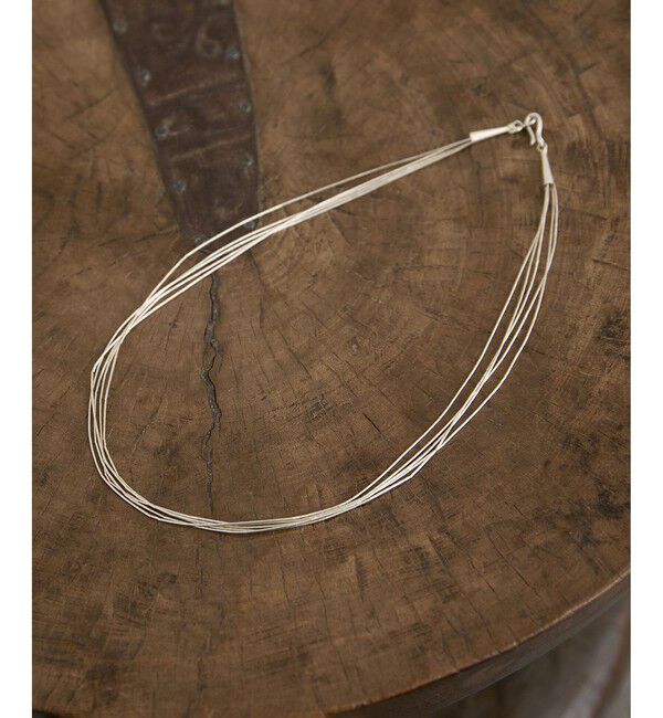 SALON adam et rope'「【NativeSilverStreams】リキッドシルバーネックレス 5st 45cm」|ネックレス|