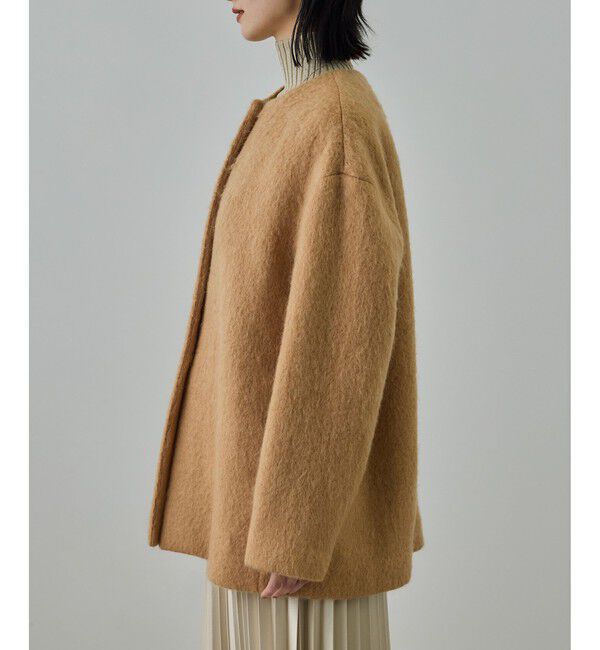 ROPE「ウールモヘヤノーカラーミドル丈コート」|その他|