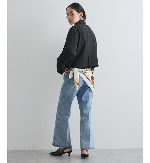 VIS「【洗える】ダブルショートジャケット」|テーラードジャケット|