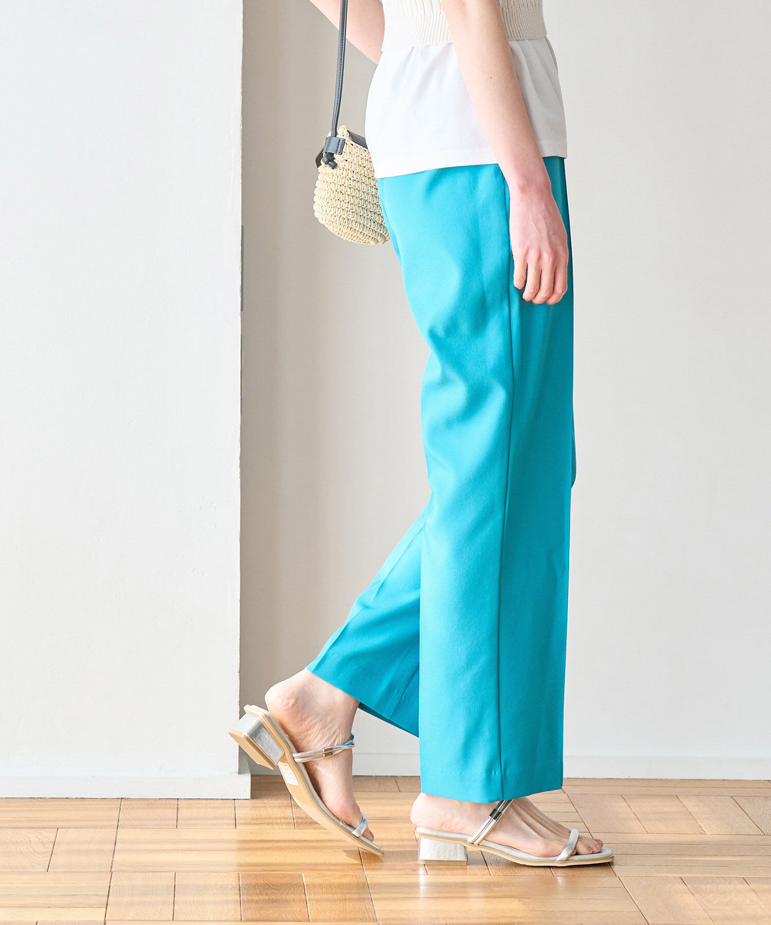 Rope&rsquo;Picnic「ラク美/スティックパンツ」|スラックス|