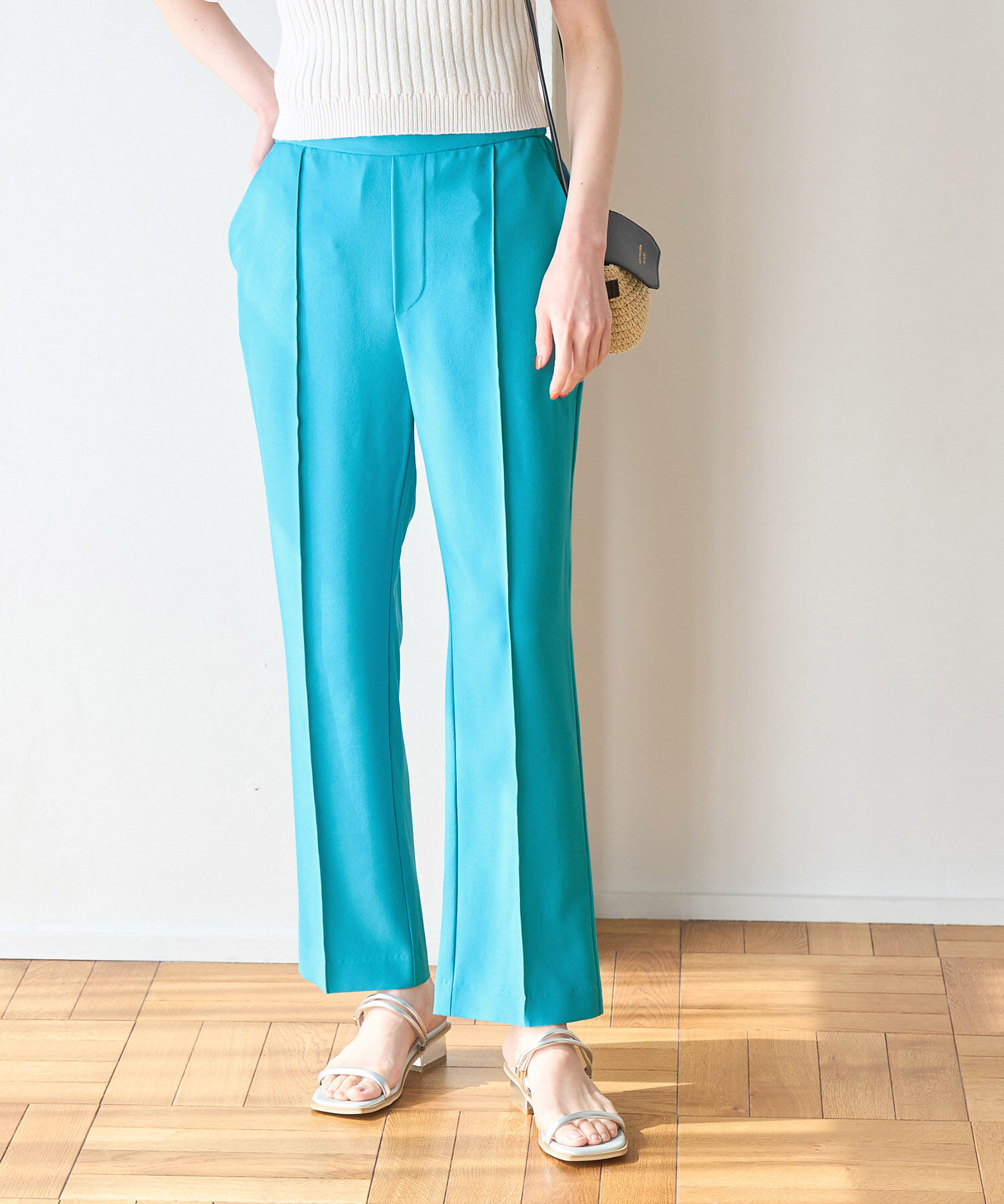 Rope&rsquo;Picnic「ラク美/スティックパンツ」|スラックス|