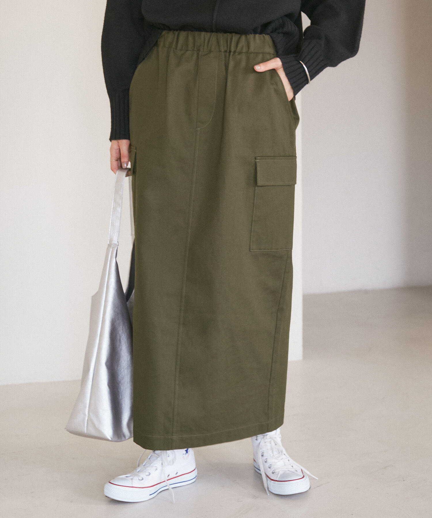 ROPE' PICNIC R「箔アソートカーゴスカート」|スカート|