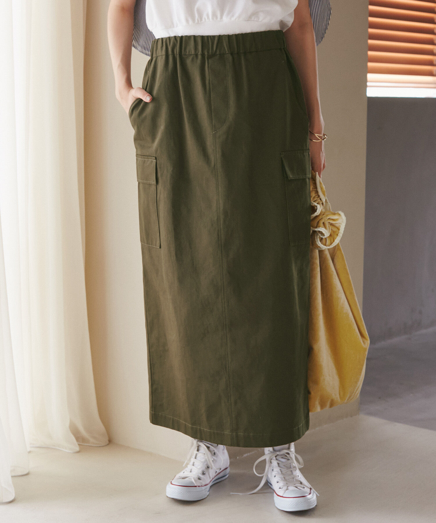 ROPE' PICNIC R「箔アソートカーゴスカート」|スカート|