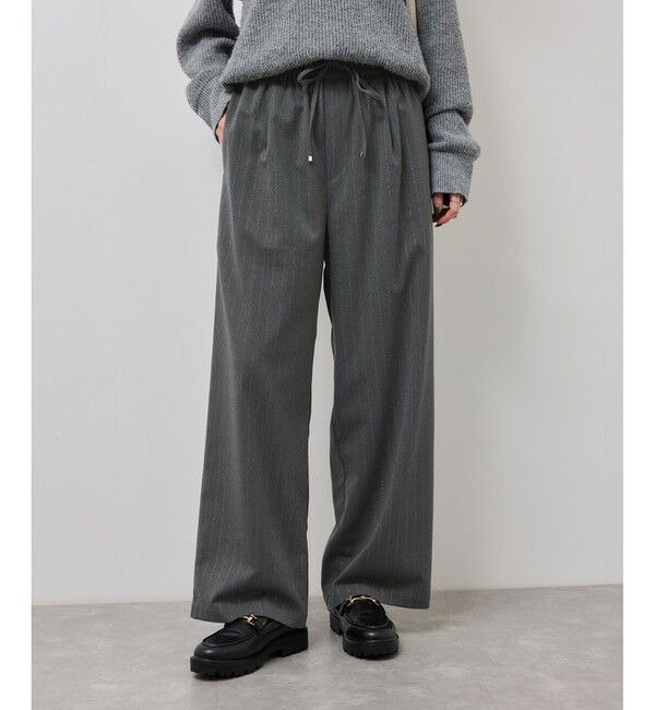 Rope&rsquo;Picnic「イージーワイドパンツ/リンクコーデ」|チノ|