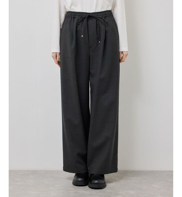 Rope&rsquo;Picnic「イージーワイドパンツ/リンクコーデ」|チノ|