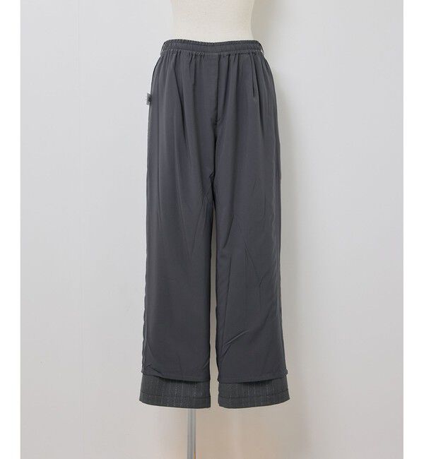 Rope&rsquo;Picnic「イージーワイドパンツ/リンクコーデ」|チノ|