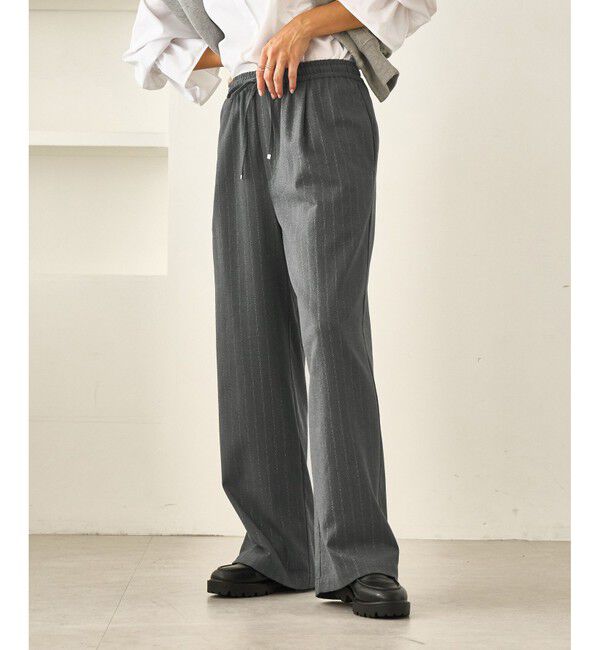Rope&rsquo;Picnic「イージーワイドパンツ/リンクコーデ」|チノ|