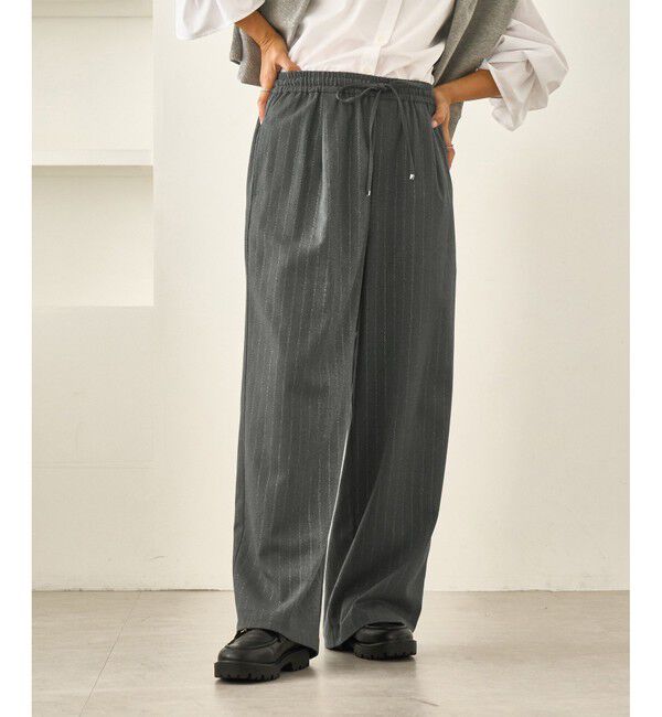 Rope&rsquo;Picnic「イージーワイドパンツ/リンクコーデ」|チノ|