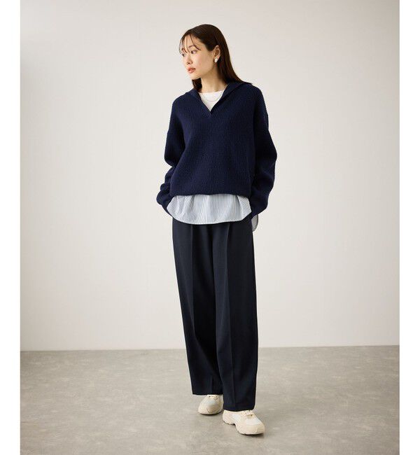 Rope&rsquo;Picnic「布帛ドッキングロングスリーブTシャツ」|Tシャツ・カットソー|