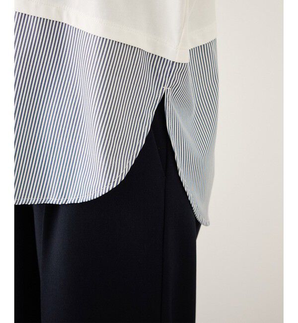 Rope&rsquo;Picnic「布帛ドッキングロングスリーブTシャツ」|Tシャツ・カットソー|