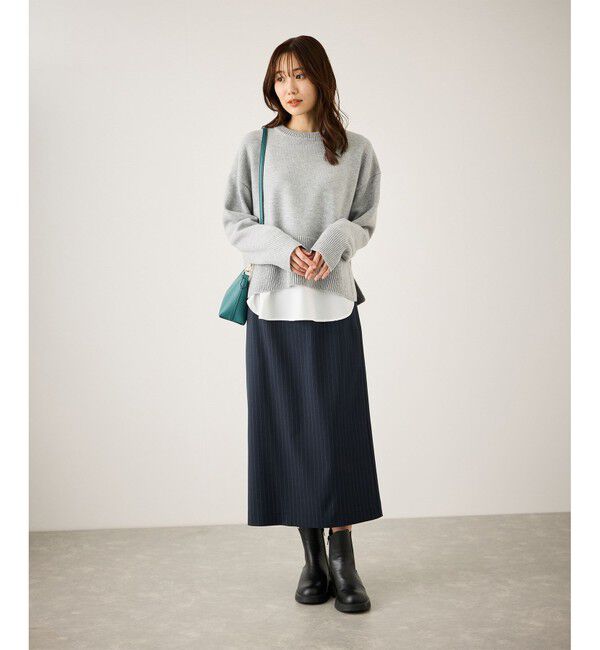 Rope&rsquo;Picnic「布帛ドッキングロングスリーブTシャツ」|Tシャツ・カットソー|