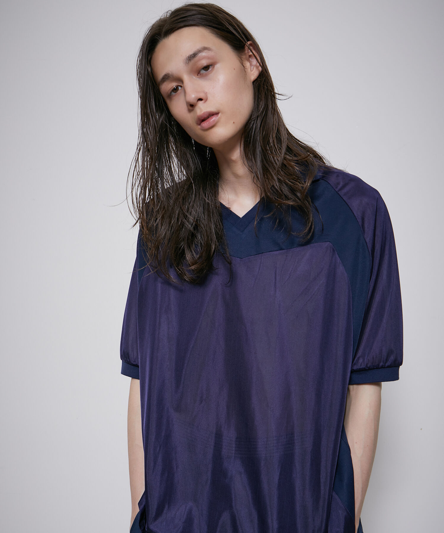 ADAM ET ROPE'「【UNIFORM/ユニフォーム】 POLO ショートスリーブ ゲームシャツ / 透湿性 / 通気性 / ユニセックス」|Tシャツ・カットソー|ネイビー(40)