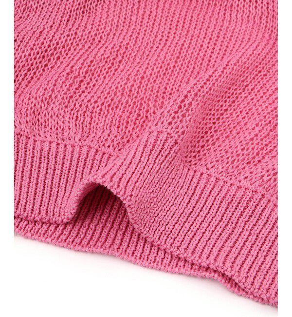 ADAM ET ROPE'「【サステナブル】ローゲージリリーニットプルオーバー」|ニット・セーター|