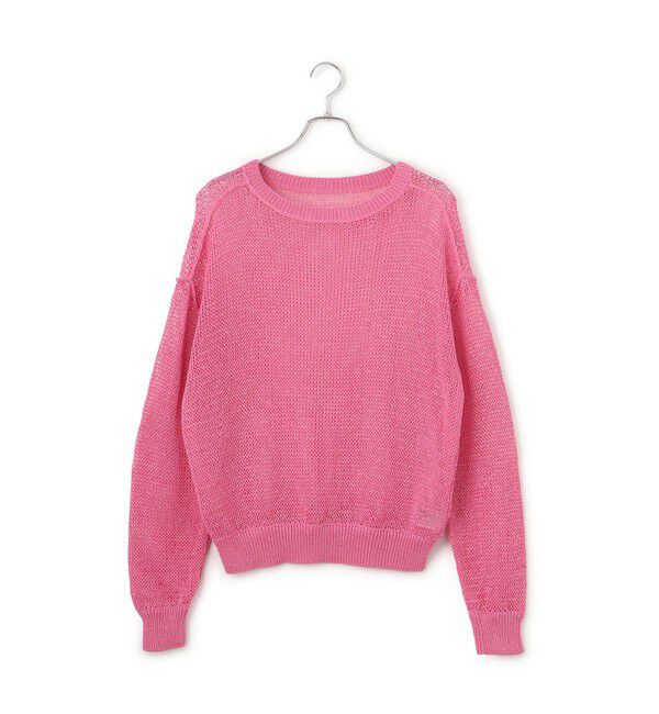 ADAM ET ROPE'「【サステナブル】ローゲージリリーニットプルオーバー」|ニット・セーター|