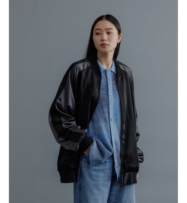 ADAM ET ROPE'「【WEB限定】スカジャン "EUPHORIA" 刺繍 ジャケット / ジップブルゾン / ロングシーズン着用可」|その他|