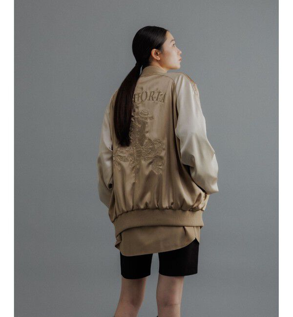 ADAM ET ROPE'「【WEB限定】スカジャン "EUPHORIA" 刺繍 ジャケット / ジップブルゾン / ロングシーズン着用可」|その他|