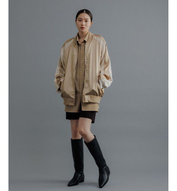 ADAM ET ROPE'「【WEB限定】スカジャン "EUPHORIA" 刺繍 ジャケット / ジップブルゾン / ロングシーズン着用可」|その他|