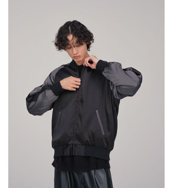 ADAM ET ROPE'「【WEB限定】スカジャン "EUPHORIA" 刺繍 ジャケット / ジップブルゾン / ロングシーズン着用可」|その他|