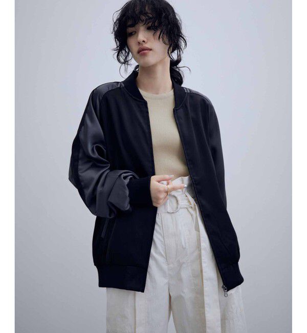 ADAM ET ROPE'「【WEB限定】スカジャン "EUPHORIA" 刺繍 ジャケット / ジップブルゾン / ロングシーズン着用可」|その他|