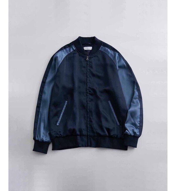 ADAM ET ROPE'「【WEB限定】スカジャン "EUPHORIA" 刺繍 ジャケット / ジップブルゾン / ロングシーズン着用可」|その他|