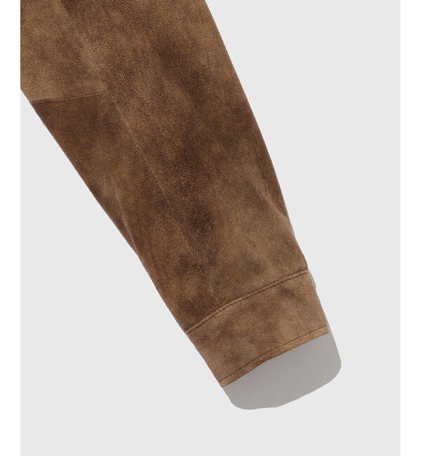 ADAM ET ROPE'「ヴィンテージ加工 ゴート スエード シャツ」|その他|