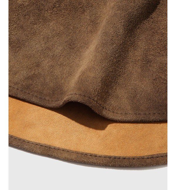 ADAM ET ROPE'「ヴィンテージ加工 ゴート スエード シャツ」|その他|