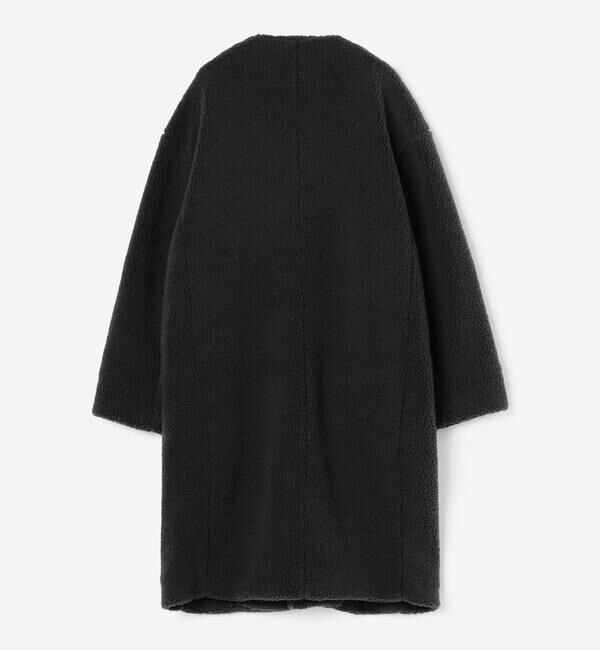 GYMPHLEX「Gymphlex | ライトボア ノーカラーコート WOMEN」|その他|