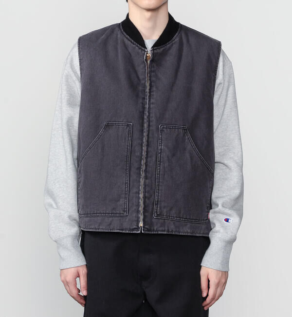  「TUF-NUT | COTTON DUCK WORK VEST MEN」|ダウンベスト・ベスト|