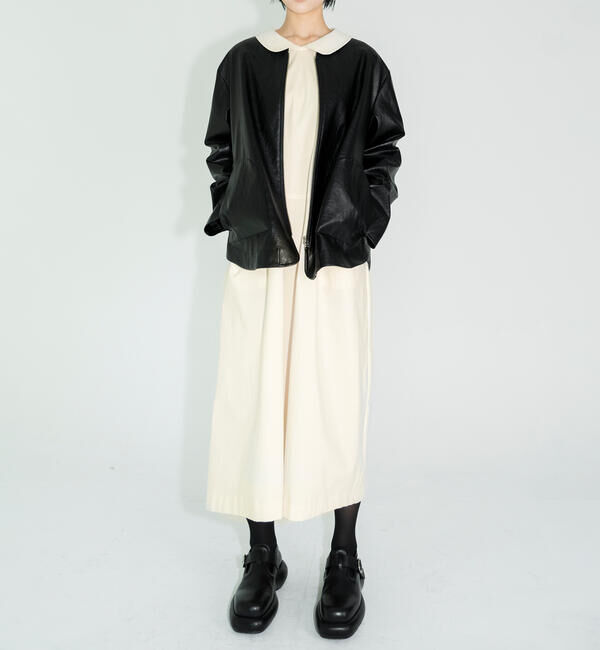  「eunoia | フェイクレザー ジャケット WOMEN」|その他|