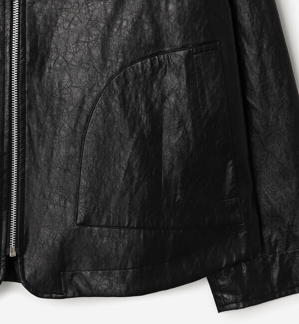  「eunoia | フェイクレザー ジャケット WOMEN」|その他|