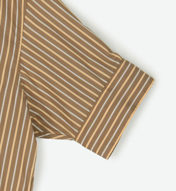 GYMPHLEX「Gymphlex | コットンタイプライター ストライプボタンダウンシャツ WOMEN」|シャツ・ブラウス|