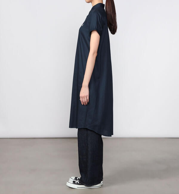 GYMPHLEX「Gymphlex | フレンチスリーブ ボタンダウンシャツワンピース WOMEN」|ワンピース|