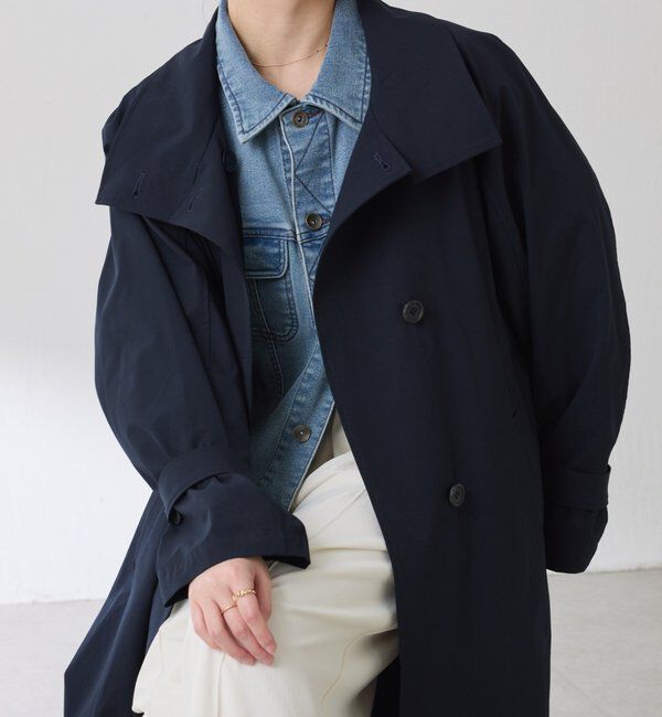  「【手洗いできる/撥水/軽量/ストレッチ】撥水スタンドネックコート」|その他|