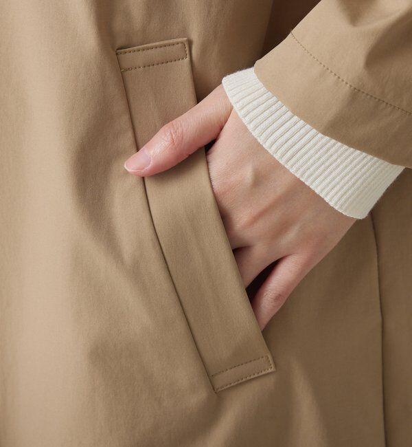  「【手洗いできる/撥水/軽量/ストレッチ】撥水スタンドネックコート」|その他|