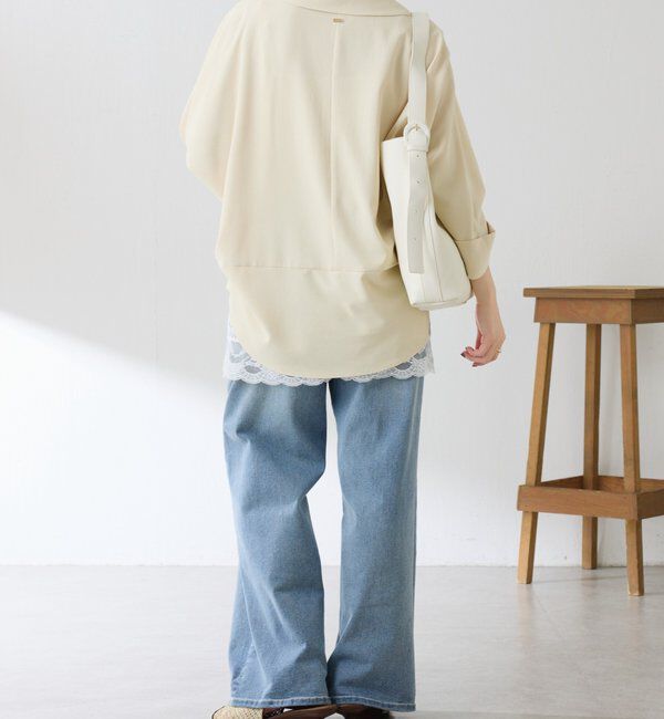  「ジャージスキッパードルマンブラウス」|シャツ・ブラウス|