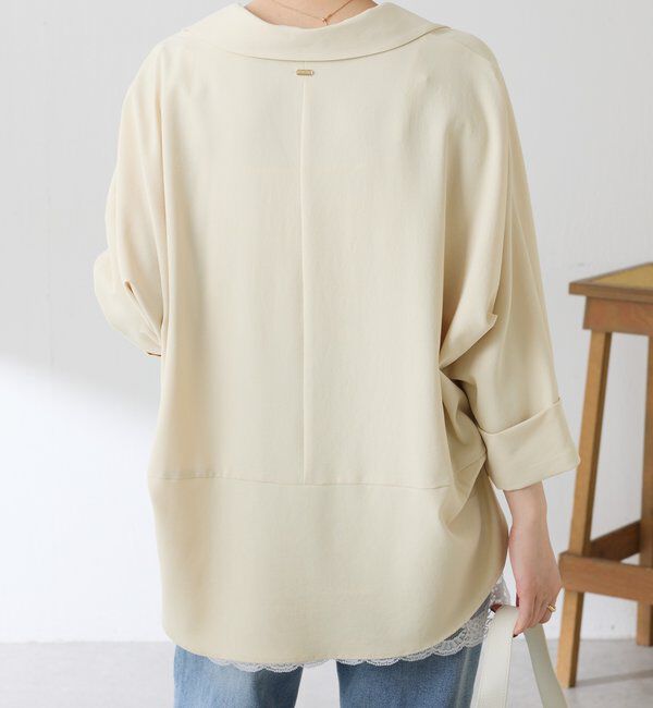  「ジャージスキッパードルマンブラウス」|シャツ・ブラウス|