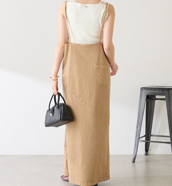  「Q.anosリラックススリムデニムワンピース」|ワンピース|