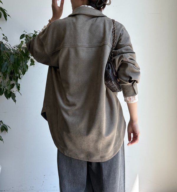  「スウェードダンボールシャツ」|シャツ・ブラウス|